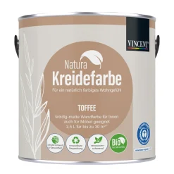 Vincent  Natura Kreidefarbe Toffee matt 2,5 L