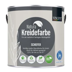 Vincent  Natura Kreidefarbe Schiefer matt 2,5 L