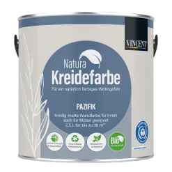 Vincent  Natura Kreidefarbe Pazifik matt 2,5 L