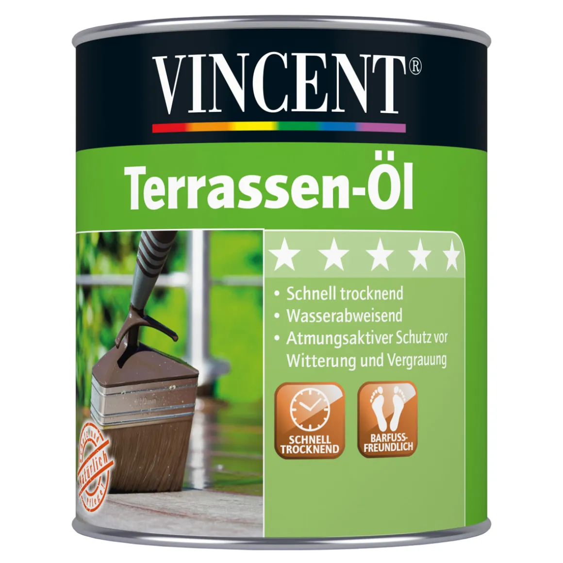 Vincent Terrassen-Öl Teak 750 ml