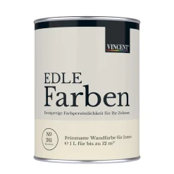 Vincent  Wandfarbe EDLE Farben Kieselstein matt 1,0 L