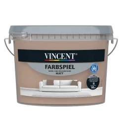 Vincent Wandfarbe Farbspiel Sand matt 1 L