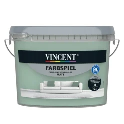 Vincent Wandfarbe Farbspiel Agave matt 1 L