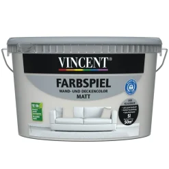 Vincent Wandfarbe Farbspiel "Granit" matt 5 L