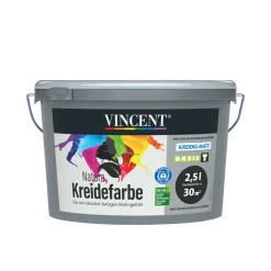 Vincent Wandfarbe Natura Kreidefarbe MIX IT matt 2,5 L