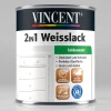 Vincent Weißlack 2in1 RAL 9010 Reinweiß seidenmatt 750 ml