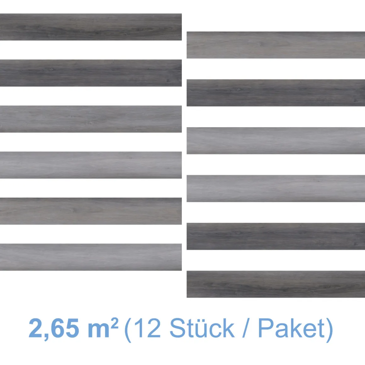 Vinyl SPC Eiche Grauwald 1220 x 181 x 4,5mm