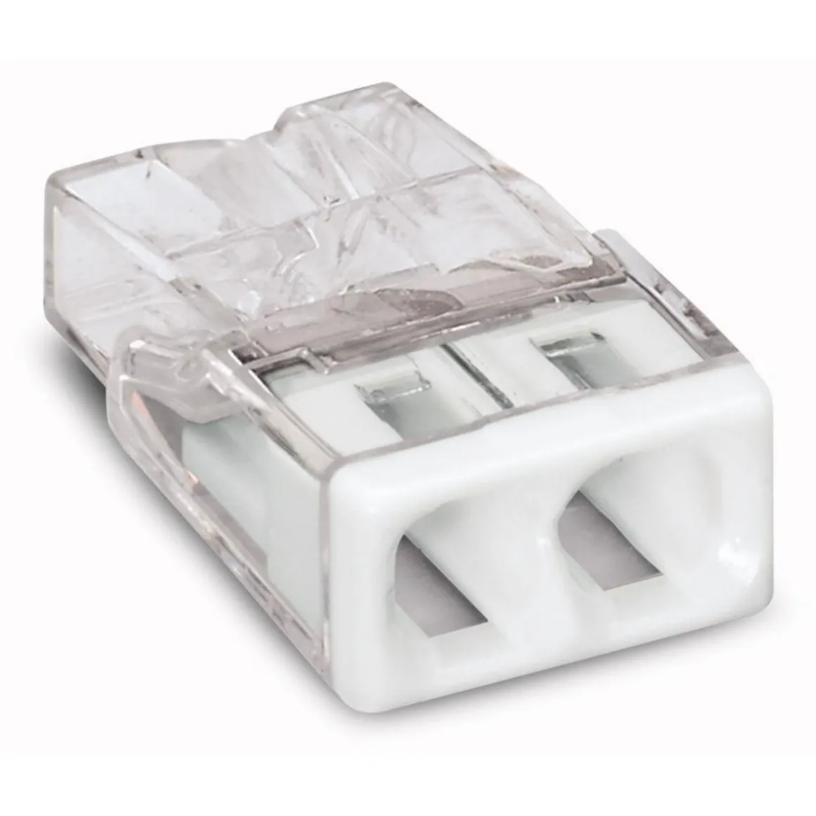 Wago-Compact Verbinder VDE weiß 2 x 0,5-2,5 mm²