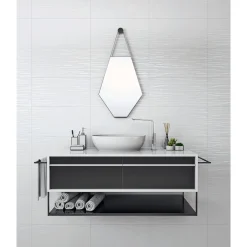 Wandfliese Appeal white satin 30 x 60 x 0,8 cm rektifiziert