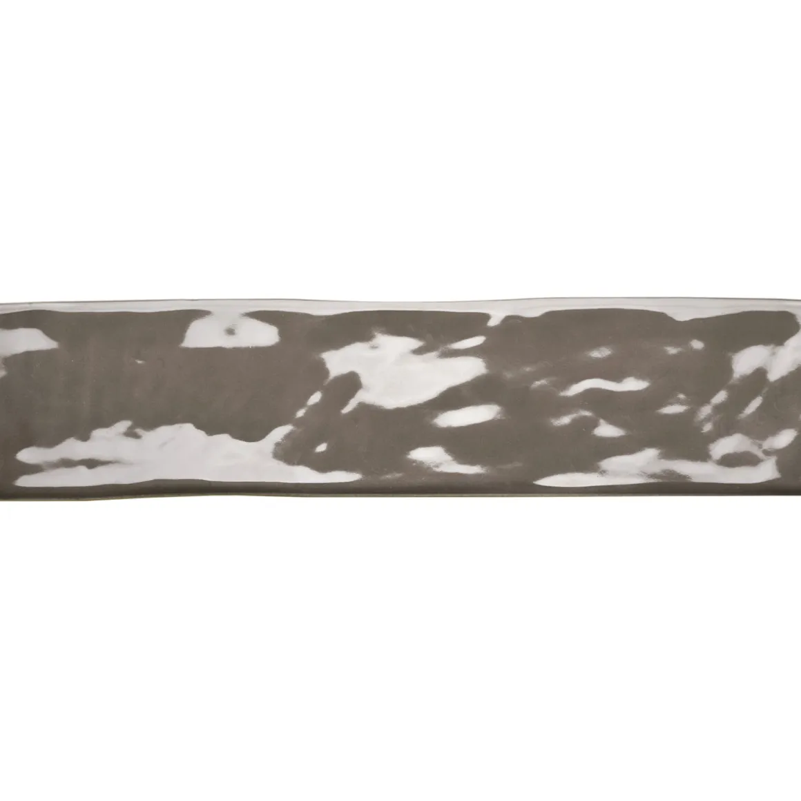 Wandfliese Loft Grau glasiert glänzend 7,5 x 30 x 0,9 cm