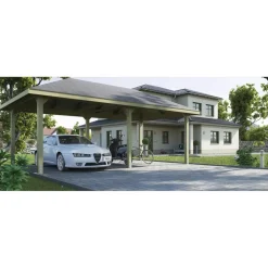 Weka Gartenoase 651 D 310 x 608 x 306 cm Bitumendachbelag