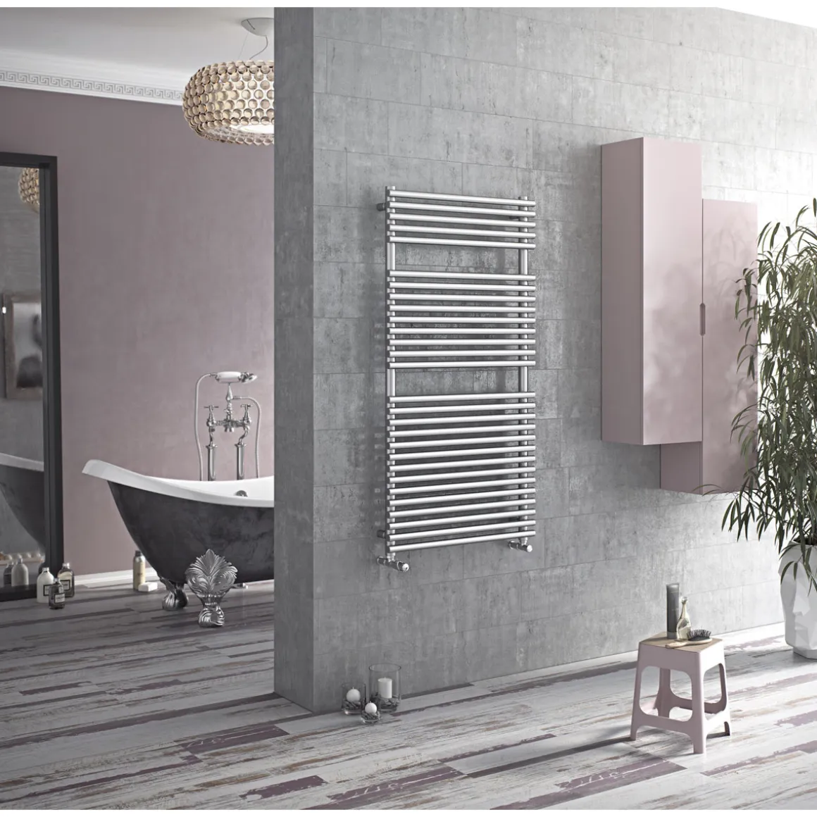 Ximax Badheizkörper Tec Edelstahl 1715 x 600 mm 726 Watt Edelstahl