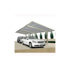 Ximax Carport Alu Linea 110 Tandem Edelstahl-Look