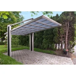 Ximax Carport Alu My-Port 150 Typ 2458 Edelstahl-Look SH