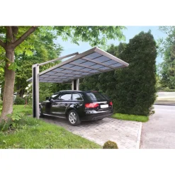 Ximax Carport Alu My-Port 150 Typ 2450 Edelstahl-Look SH