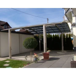 Ximax Carport Alu Portoforte 80 M-Ausführung Mattbraun