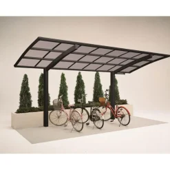 Ximax Carport Alu Portoforte 60 Mini SL LxB 4954 x 2010 mm Edelstahl-Look