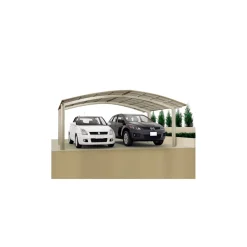 Ximax Carport Alu Portoforte 110 M-Ausführung Edelstahl-Look