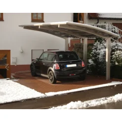 Ximax Carport Alu Portoforte 60 Edelstahl-Look
