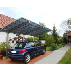 Ximax Carport Alu Portoforte 60 Edelstahl-Look
