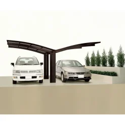 Ximax Carport Alu Portoforte 110 Y-Ausführung Mattbraun