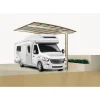 Ximax Carport Alu Portoforte 80 Caravan LxB 4954 x 2704 mm Edelstahl-Look