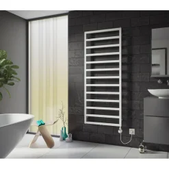 Ximax  Elektrischer Handtuchwärmer Pure 1470 x 600 mm 300 Watt Typ 4 Weiß