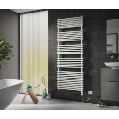 Ximax  Elektrischer Handtuchwärmer Tec Duplex 1838 x 600 mm 600 Watt Typ 2 Weiß
