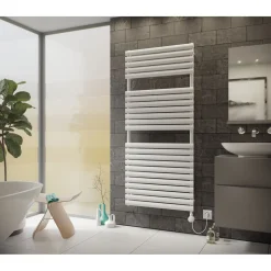 Ximax  Elektrischer Handtuchwärmer Nestor 1570 x 600 mm 900 Watt Typ 5 Weiß