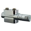 Ximax  Heizkörper Zubehör Mittenanschlussgarnitur Multiblock-Set Universal Chrom