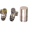 Ximax  Heizkörper Zubehör Thermostatset Winkelform Typ SX Winkeleck 15 mm Edelstahl