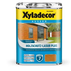 Xyladecor Holzschutz-Lasur Plus Teak 0,75 L
